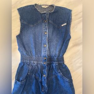 ‘Dreams’ Vintage Denim Jumpsuit